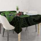 Kawakawa Rongoa Maori Kereru New Zealand Tablecloth