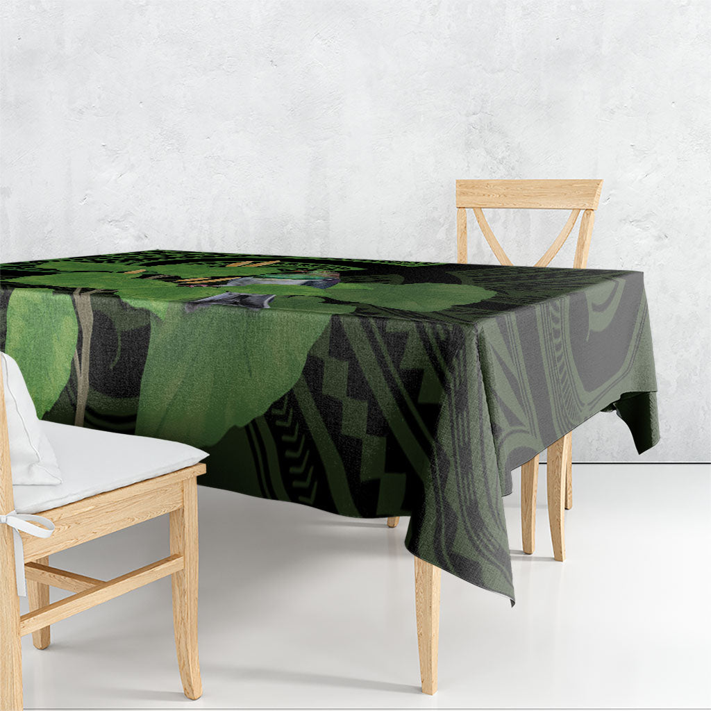 Kawakawa Rongoa Maori Kereru New Zealand Tablecloth