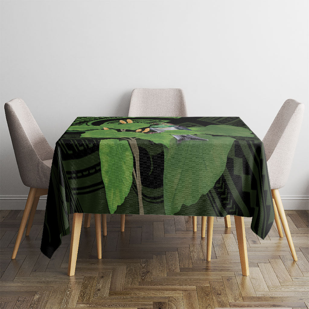 Kawakawa Rongoa Maori Kereru New Zealand Tablecloth