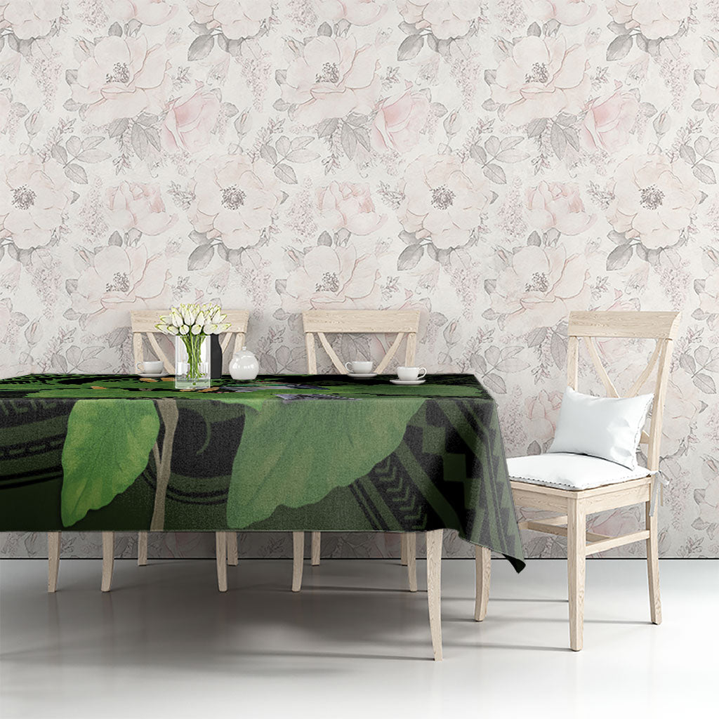 Kawakawa Rongoa Maori Kereru New Zealand Tablecloth