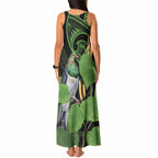 Kawakawa Rongoa Maori Kereru New Zealand Tank Maxi Dress