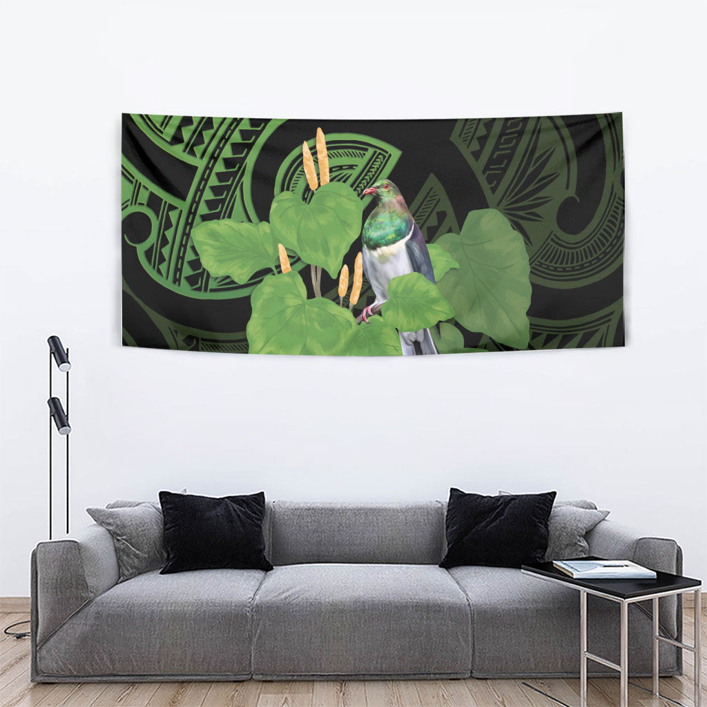 Kawakawa Rongoa Maori Kereru New Zealand Tapestry