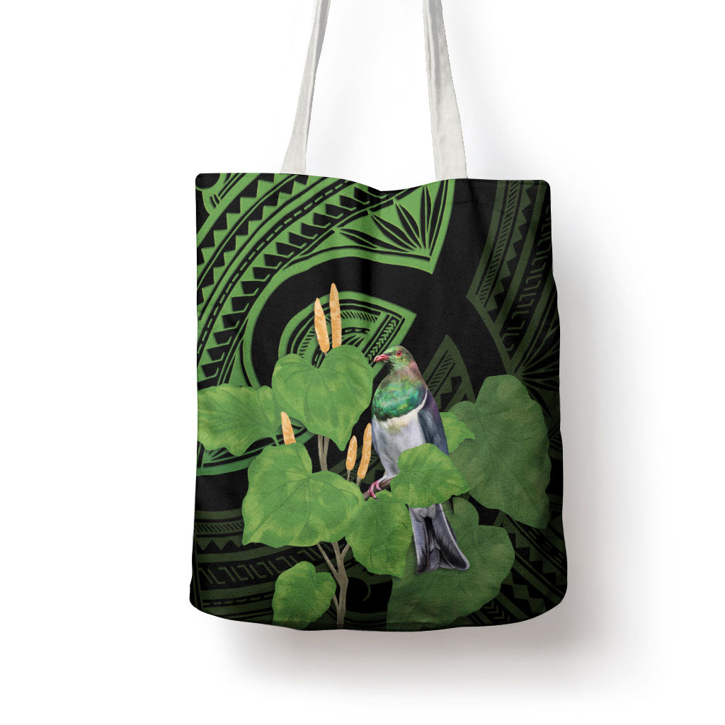 Kawakawa Rongoa Maori Kereru New Zealand Tote Bag