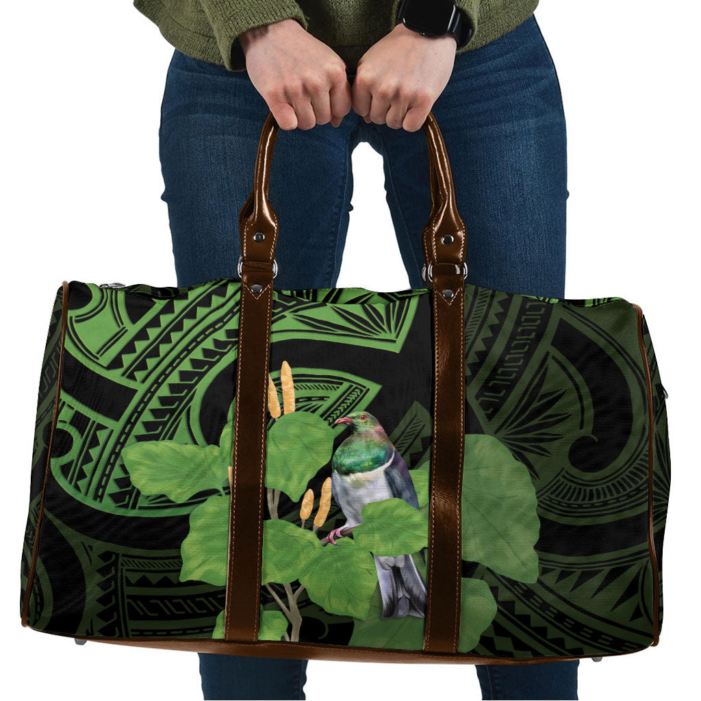 Kawakawa Rongoa Maori Kereru New Zealand Travel Bag