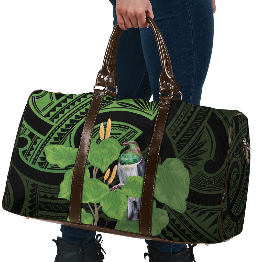 Kawakawa Rongoa Maori Kereru New Zealand Travel Bag