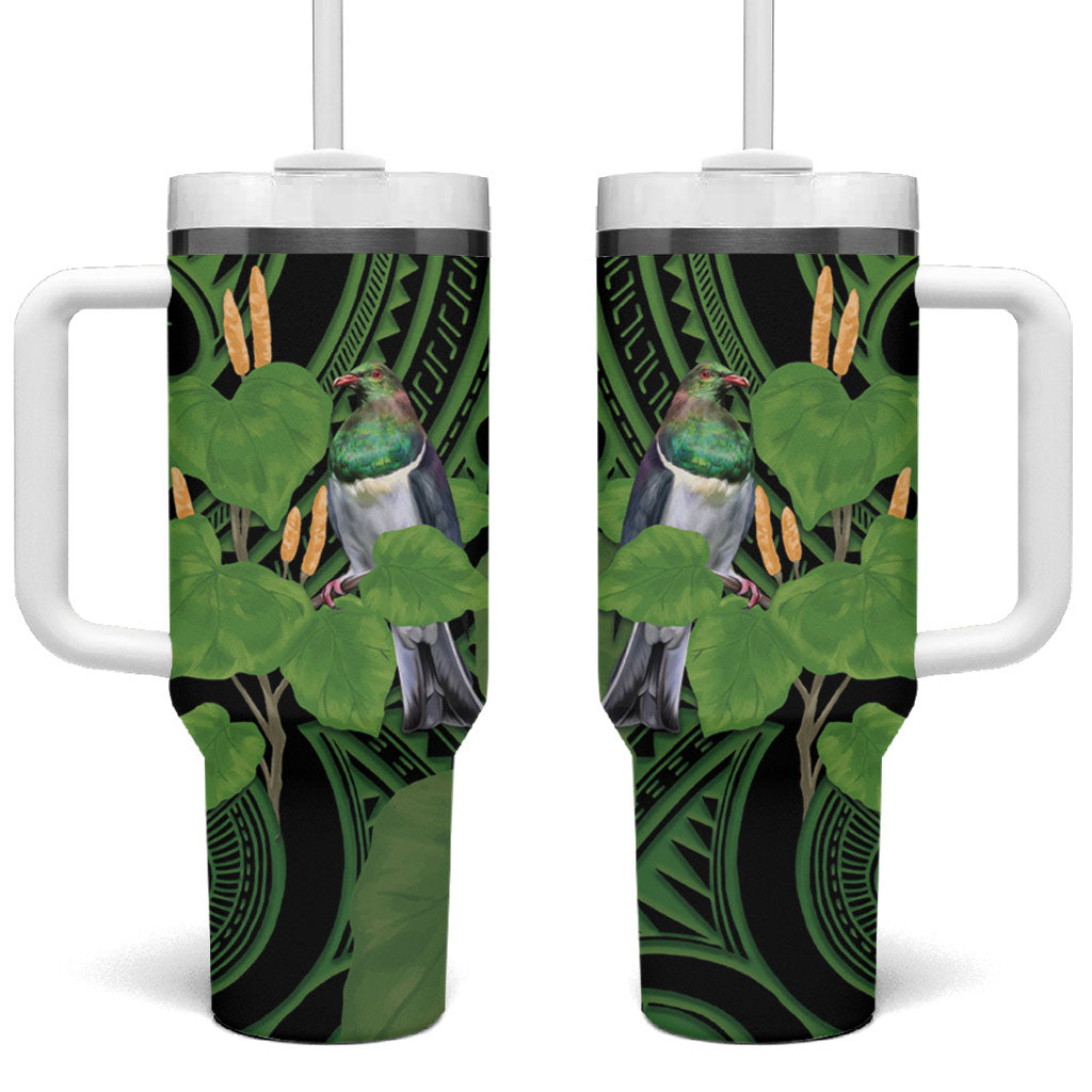 Kawakawa Rongoa Maori Kereru New Zealand Tumbler With Handle