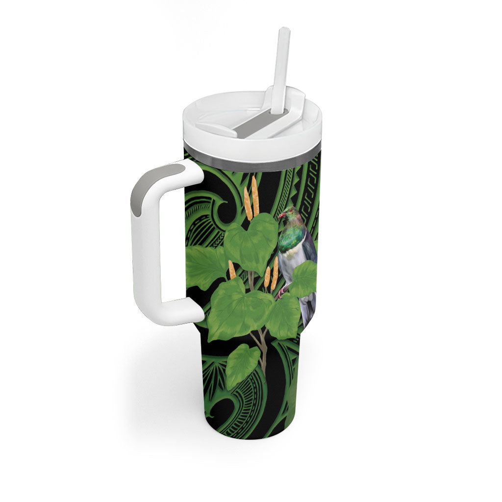 Kawakawa Rongoa Maori Kereru New Zealand Tumbler With Handle