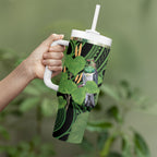 Kawakawa Rongoa Maori Kereru New Zealand Tumbler With Handle