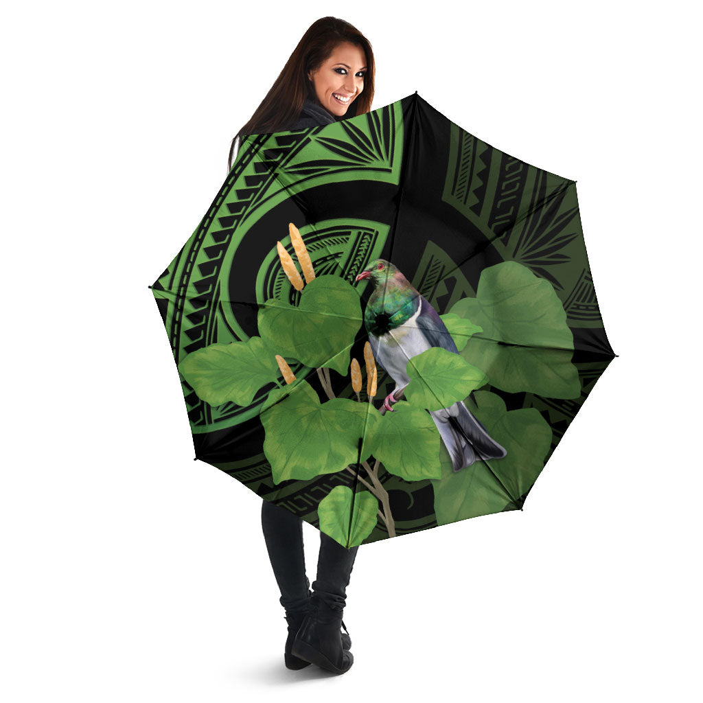 Kawakawa Rongoa Maori Kereru New Zealand Umbrella