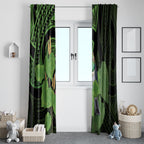 Kawakawa Rongoa Maori Kereru New Zealand Window Curtain