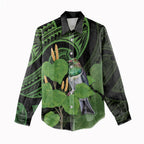 Kawakawa Rongoa Maori Kereru New Zealand Women Casual Shirt