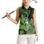 Kawakawa Rongoa Maori Kereru New Zealand Women Sleeveless Polo Shirt