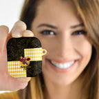 Melbourne Cup Australia AirPods Case Diamond Horse Racing Silks Inspired Yellow
