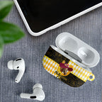 Melbourne Cup Australia AirPods Case Diamond Horse Racing Silks Inspired Yellow