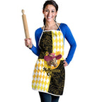 Melbourne Cup Australia Apron Diamond Horse Racing Silks Inspired Yellow
