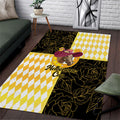 Melbourne Cup Australia Area Rug Diamond Horse Racing Silks Inspired Yellow