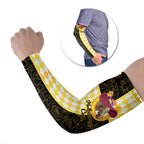 Personalised Melbourne Cup Australia Arm Sleeves Diamond Horse Racing Silks Inspired Yellow