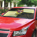 Melbourne Cup Australia Auto Sun Shade Diamond Horse Racing Silks Inspired Yellow