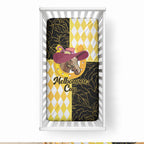 Melbourne Cup Australia Baby Bed Cover Diamond Horse Racing Silks Inspired Yellow