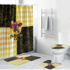 Melbourne Cup Australia Bathroom Set Diamond Horse Racing Silks Inspired Yellow