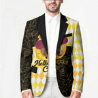 Personalised Melbourne Cup Australia Blazer Diamond Horse Racing Silks Inspired Yellow