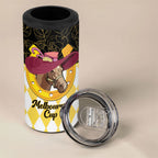 Personalised Melbourne Cup Australia 4 in 1 Can Cooler Tumbler Diamond Horse Racing Silks Inspired Yellow