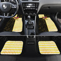 Personalised Melbourne Cup Australia Car Mats Diamond Horse Racing Silks Inspired Yellow