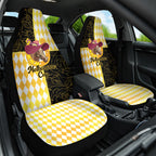 Melbourne Cup Australia Car Seat Cover Diamond Horse Racing Silks Inspired Yellow