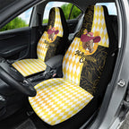 Melbourne Cup Australia Car Seat Cover Diamond Horse Racing Silks Inspired Yellow