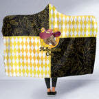 Melbourne Cup Australia Hooded Blanket Diamond Horse Racing Silks Inspired Yellow
