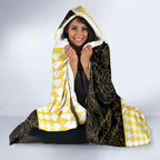 Melbourne Cup Australia Hooded Blanket Diamond Horse Racing Silks Inspired Yellow