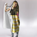 Melbourne Cup Australia Hooded Blanket Diamond Horse Racing Silks Inspired Yellow