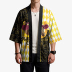 Personalised Melbourne Cup Australia Kimono Diamond Horse Racing Silks Inspired Yellow