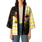 Personalised Melbourne Cup Australia Kimono Diamond Horse Racing Silks Inspired Yellow