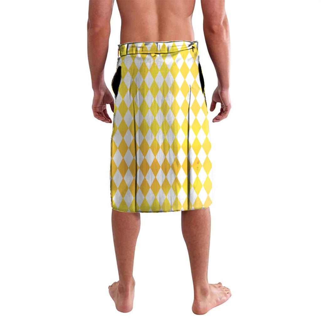 Personalised Melbourne Cup Australia Lavalava Diamond Horse Racing Silks Inspired Yellow