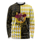 Personalised Melbourne Cup Australia Long Sleeve Shirt Diamond Horse Racing Silks Inspired Yellow