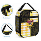 Melbourne Cup Australia Lunch Bag Diamond Horse Racing Silks Inspired Yellow