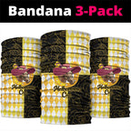 Melbourne Cup Australia Neck Gaiter Diamond Horse Racing Silks Inspired Yellow