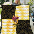 Melbourne Cup Australia Quilt Diamond Horse Racing Silks Inspired Yellow