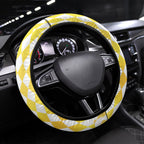 Melbourne Cup Australia Steering Wheel Cover Diamond Horse Racing Silks Inspired Yellow