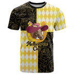 Personalised Melbourne Cup Australia T Shirt Diamond Horse Racing Silks Inspired Yellow