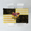 Melbourne Cup Australia Tablecloth Diamond Horse Racing Silks Inspired Yellow