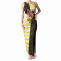 Personalised Melbourne Cup Australia Tank Maxi Dress Diamond Horse Racing Silks Inspired Yellow