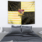Melbourne Cup Australia Tapestry Diamond Horse Racing Silks Inspired Yellow