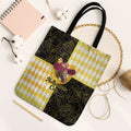 Melbourne Cup Australia Tote Bag Diamond Horse Racing Silks Inspired Yellow