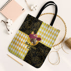 Melbourne Cup Australia Tote Bag Diamond Horse Racing Silks Inspired Yellow