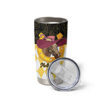 Personalised Melbourne Cup Australia Tumbler Cup Diamond Horse Racing Silks Inspired Yellow