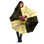 Melbourne Cup Australia Umbrella Diamond Horse Racing Silks Inspired Yellow