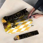 Melbourne Cup Australia Umbrella Diamond Horse Racing Silks Inspired Yellow