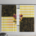 Melbourne Cup Australia Window Curtain Diamond Horse Racing Silks Inspired Yellow